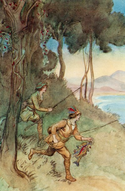 Ilustracja do JM Barrie The Admirable Crichton autorstwa Hugh Thomson