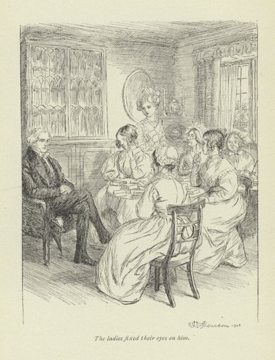 Ilustracja do Janets Repentance autorstwa George Eliot autorstwa Hugh Thomson