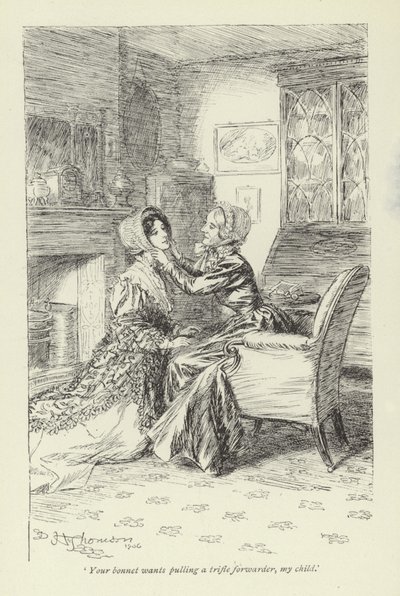 Ilustracja do Janets Repentance autorstwa George Eliot autorstwa Hugh Thomson