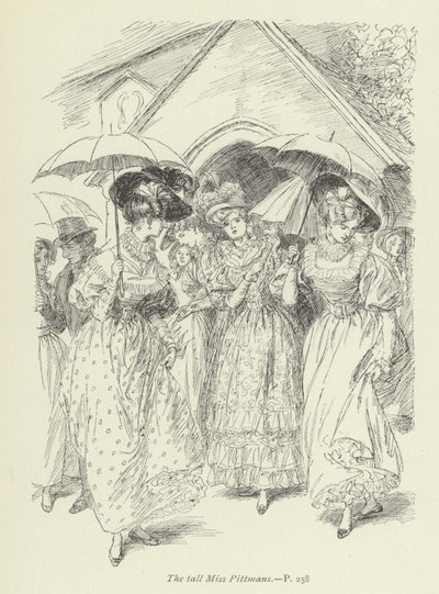 Ilustracja do Janets Repentance autorstwa George Eliot autorstwa Hugh Thomson