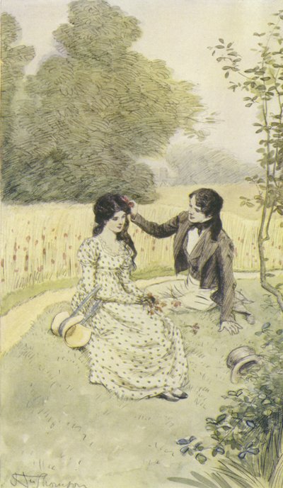 Ilustracja do Janets Repentance autorstwa George Eliot autorstwa Hugh Thomson