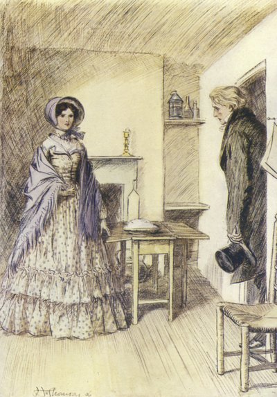 Ilustracja do Janets Repentance autorstwa George Eliot autorstwa Hugh Thomson