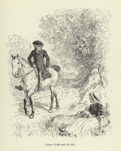 Ilustracja do historii miłosnej pana Gilfilsa autorstwa George
