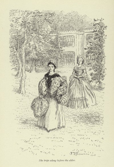 Ilustracja do historii miłosnej pana Gilfilsa autorstwa George