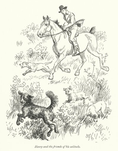 Ilustracja do opactwa Northanger autorstwa Jane Austen (lito) autorstwa Hugh Thomson