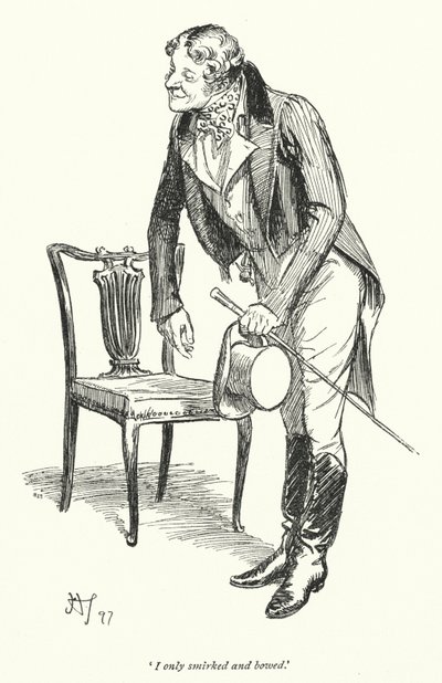 Ilustracja do perswazji autorstwa Jane Austen (lito) autorstwa Hugh Thomson