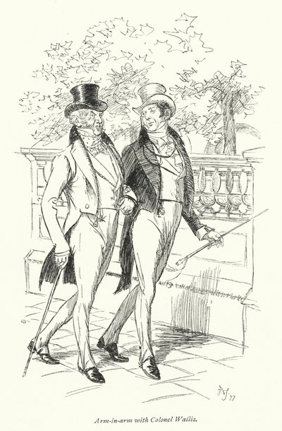 Ilustracja do perswazji autorstwa Jane Austen (lito) autorstwa Hugh Thomson