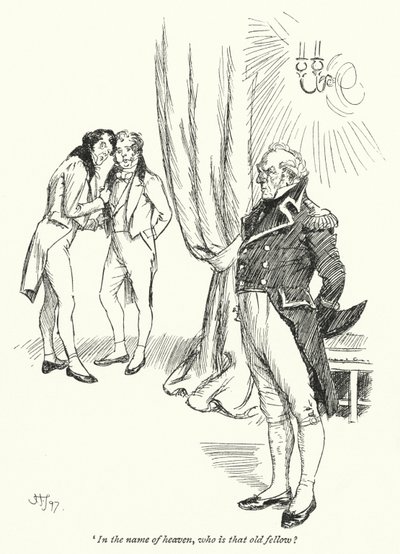 Ilustracja do perswazji autorstwa Jane Austen (lito) autorstwa Hugh Thomson