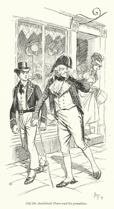 Ilustracja do perswazji autorstwa Jane Austen (lito) autorstwa Hugh Thomson