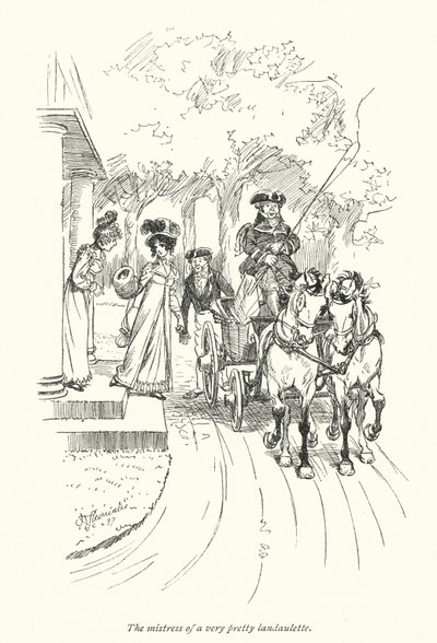 Ilustracja do perswazji autorstwa Jane Austen (lito) autorstwa Hugh Thomson