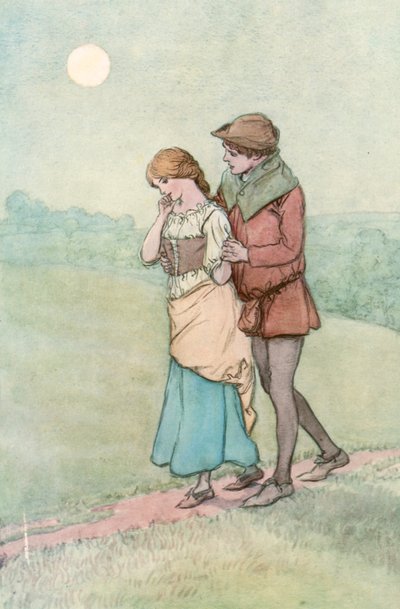 Ilustracja do Szekspira, tak jak lubisz autorstwa Hugh Thomson