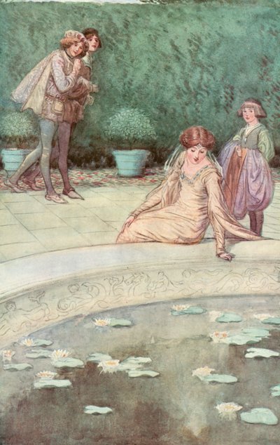 Ilustracja do Szekspira, tak jak lubisz autorstwa Hugh Thomson