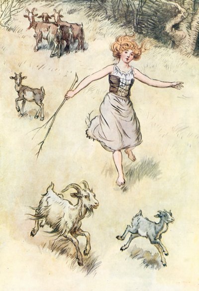 Ilustracja do Szekspira, tak jak lubisz autorstwa Hugh Thomson