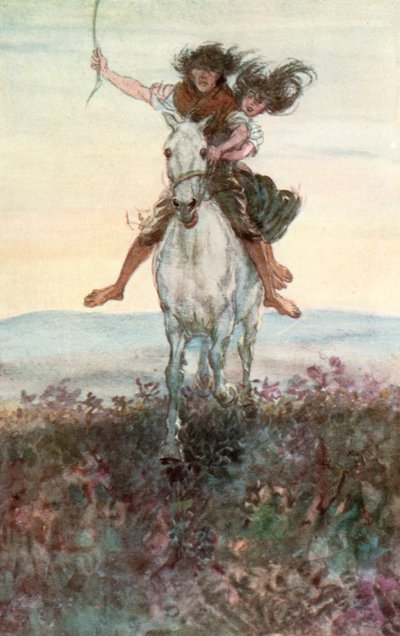 Ilustracja do Szekspira, tak jak lubisz autorstwa Hugh Thomson