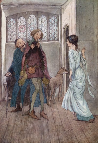Ilustracja do Wesołych żon z Windsoru autorstwa Hugh Thomson