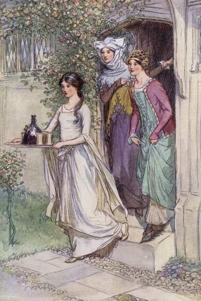Ilustracja do Wesołych żon z Windsoru autorstwa Hugh Thomson