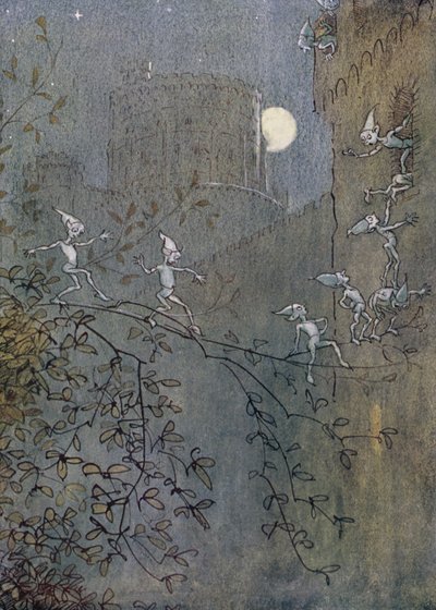 Ilustracja do Wesołych żon z Windsoru autorstwa Hugh Thomson