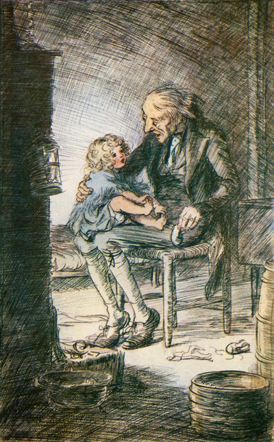 Zapraszając Silasa z wielkim chichotem autorstwa Hugh Thomson