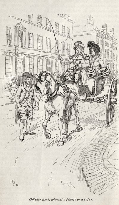 Powieść Jane Austen „Opactwo Northanger” - autorstwa Hugh Thomson