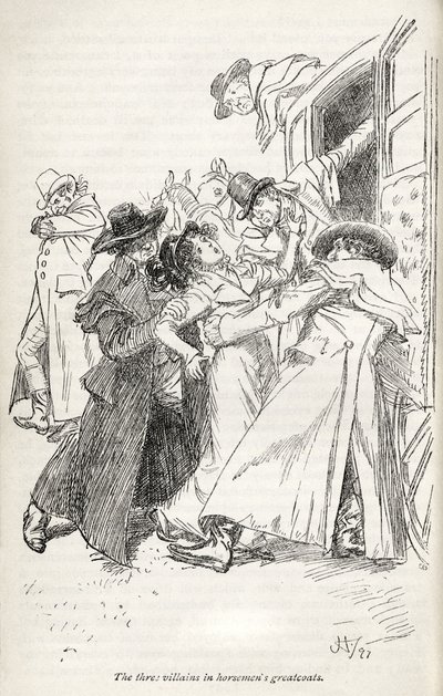 Powieść Jane Austen „Opactwo Northanger” - autorstwa Hugh Thomson