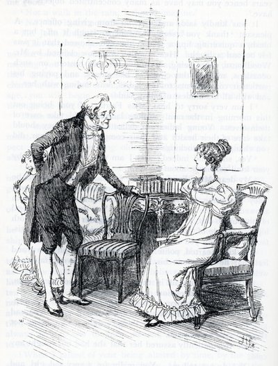 „Jane fairfax” (ilustracja) autorstwa Hugh Thomson