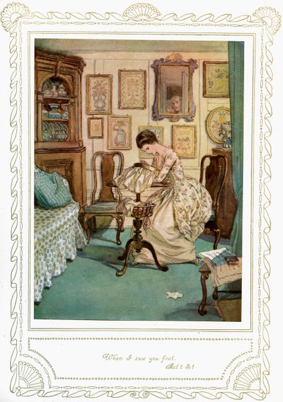 „Szkoła skandalu” Richarda Brinsleya Sheridana autorstwa Hugh Thomson