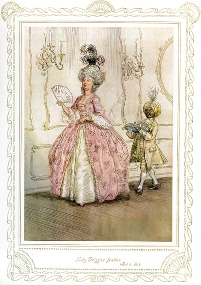 „Szkoła skandalu” Richarda Brinsleya Sheridana autorstwa Hugh Thomson