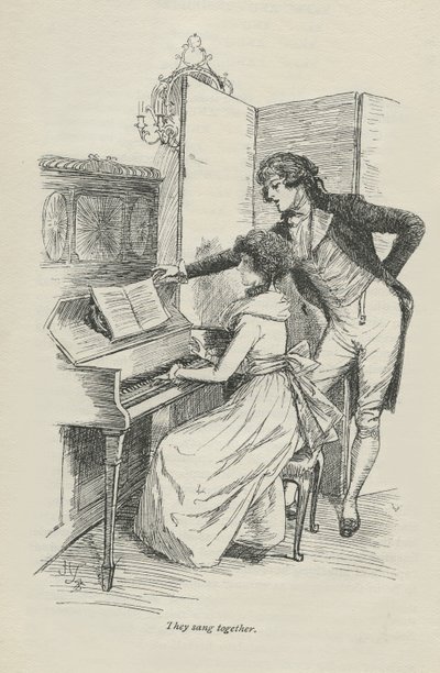 Śpiewali razem, 1896 autorstwa Hugh Thomson
