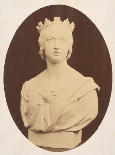 Kopia popiersia Jej Królewskiej Mości Wiktorii autorstwa Josepha Durhama, Esq. FSA, 1857. autorstwa Hugh Welch Diamond