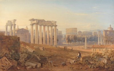 Widok Forum w Rzymie autorstwa Hugh William Grecian Williams