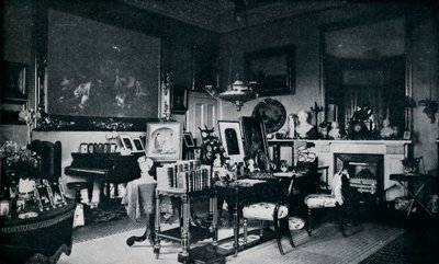 Prywatny salon Queens w Osborne, c1899, 1901 autorstwa Hughes and Mullins