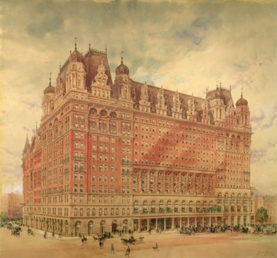 Hotel Waldorf Astoria, 1896 r. autorstwa Hughson Frederick Hawley