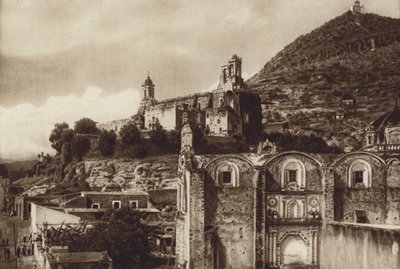 Meksyk: Atlixco (zdjęcie czarno-białe) autorstwa Hugo Brehme