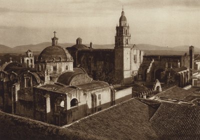 Meksyk: Cuernavaca (zdjęcie czarno-białe) autorstwa Hugo Brehme