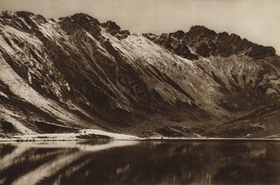 Meksyk: Nevado de Toluca, Estado Mejico (zdjęcie czarno-białe) autorstwa Hugo Brehme