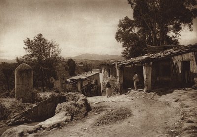 Meksyk: San Esteban, obrzeża stolicy Mejico (zdjęcie czarno-białe) autorstwa Hugo Brehme