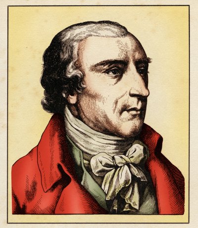 Joachim Heinrich CAMPE (29 czerwca 1746 - 22 października 1818) 1854 (grawerowanie) autorstwa Hugo Bürkner
