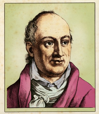 Salomon GESSNER (1 kwietnia 1730-2 marca 1788) 1854 (rycina) autorstwa Hugo Bürkner