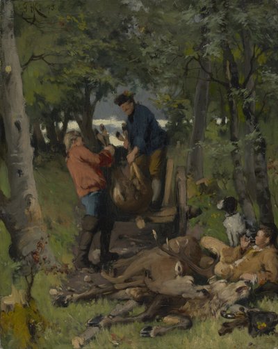 Po polowaniu autorstwa Hugo Kotschenreiter