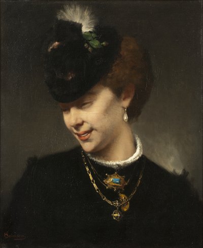 Paryska dama autorstwa Hugo Salmson