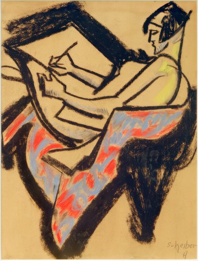 Pisarz autorstwa Hugo Scheiber
