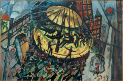Wurstelprater autorstwa Hugo Scheiber