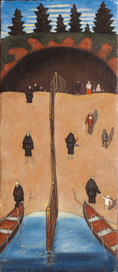 Przy bramie Tuonela autorstwa Hugo Simberg