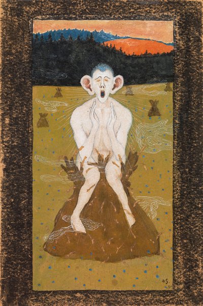 Mróz, 1895. autorstwa Hugo Simberg