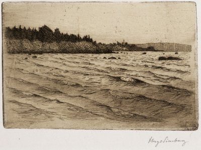 Letnie fale autorstwa Hugo Simberg