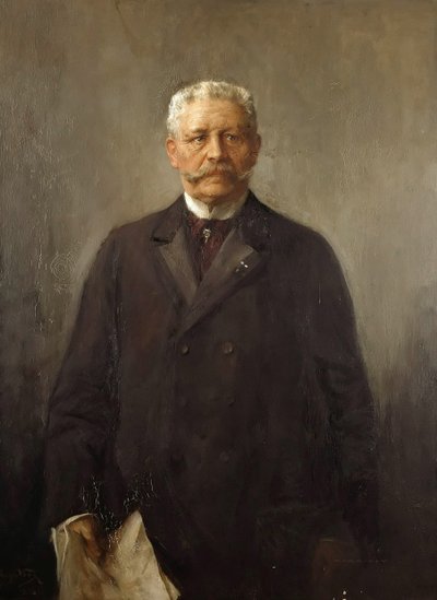 Portret Paula von Hindenburga 1847-1934, 1926. autorstwa Hugo Vogel