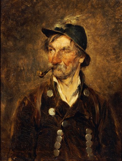 Stary Łowca, 1879 autorstwa Hugo Wilhelm Kauffman