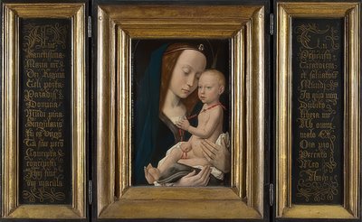Madonna z Dzieciątkiem. około 1485 autorstwa Hugo van der Goes