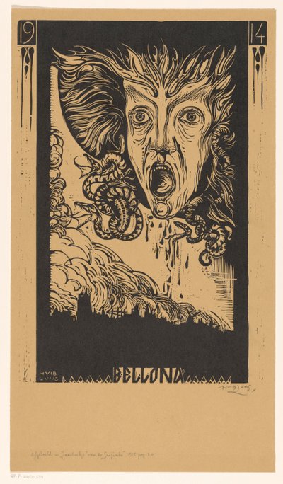 Bellona (tytuł na obiekcie) autorstwa Huib Luns (signed by artist)