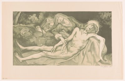 Drżenie Chrystusa autorstwa Huib Luns (signed by artist)
